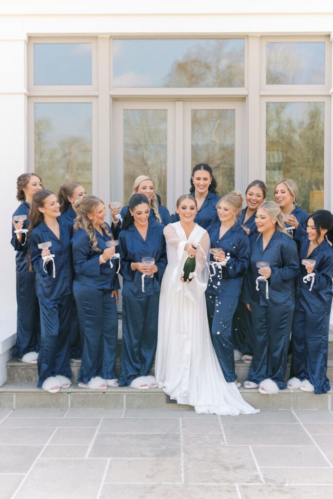 Romantic wedding guest updo decorated with delicate floral hair accessories